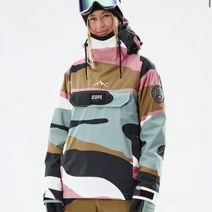 Dope Blizzard W Snowboard Jacket Women Shards Gold Muted Pink